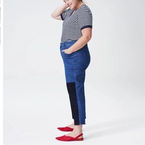 Universal Standard Ravi Colorblock Jeans